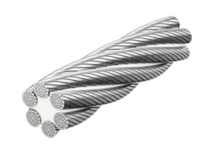 Stranded Wire Ropes Compacted w/ High Breaking Strength